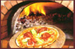 Freshly baked woodfire pizza's